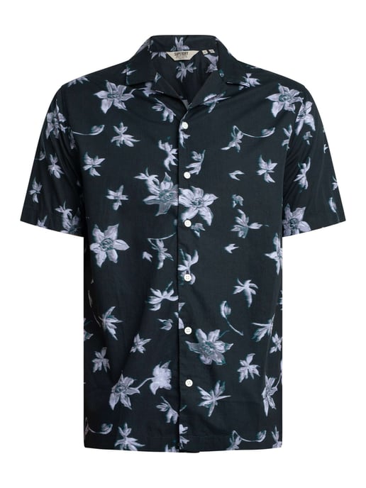 Superdry Kurzarmhemd Mit Cabana-Print, Blau - Image 6