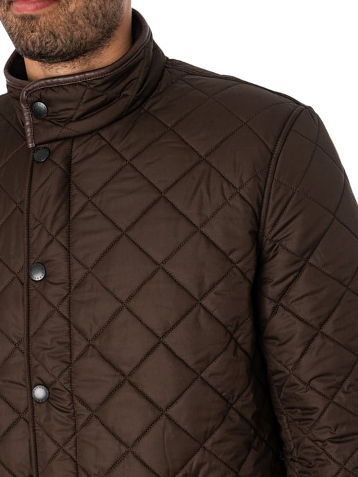 Barbour Powell Steppjacke, Grün - Image 4