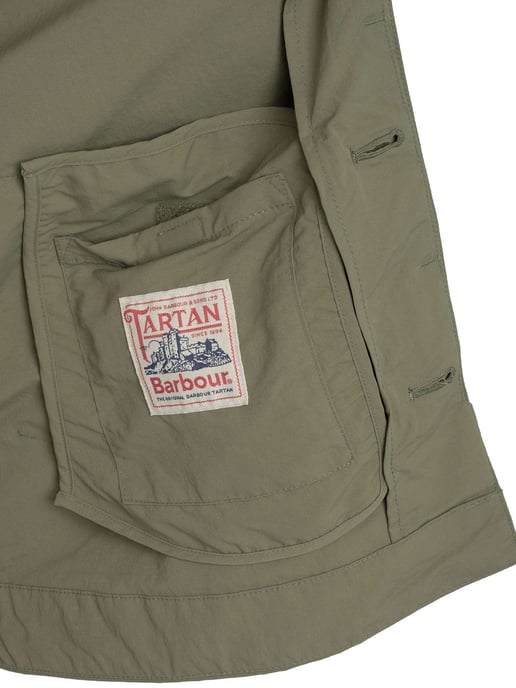 Barbour Short Rokig Showerproof Jacket, Grün - Image 6