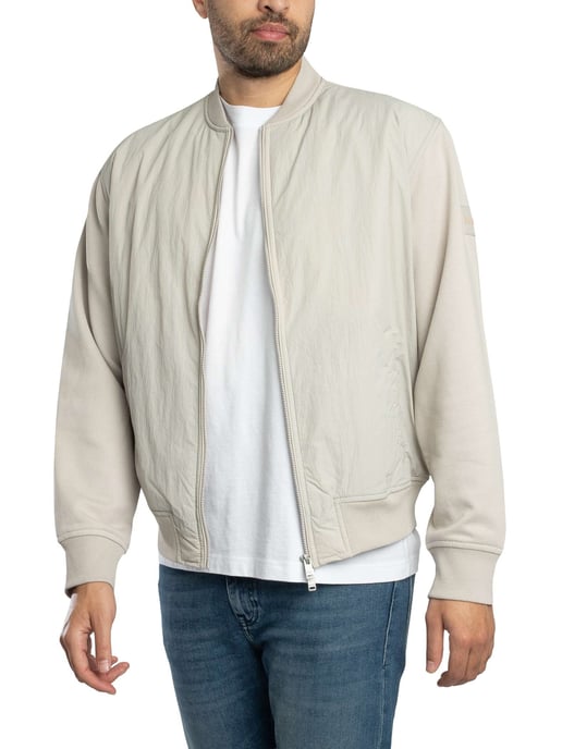 BOSS Ze Smartcore Bomberjacke, Grau - Image 1