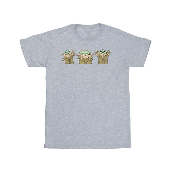 Star Wars - "The Mandalorian" T-Shirt für Mädchen (Grau) - Image 2