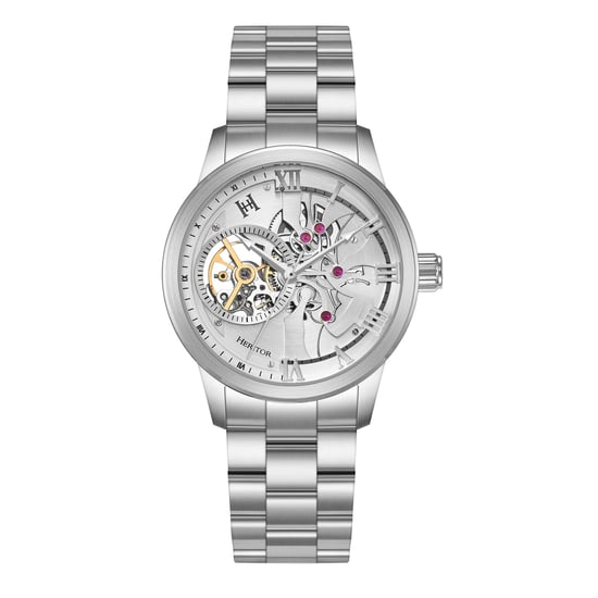 August Halb-Skelett Automatik-Uhr - Image 1