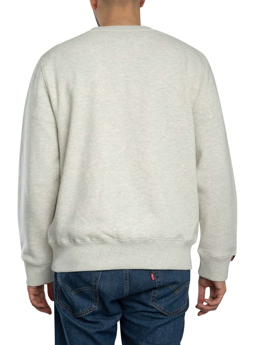 Superdry Essential Logo-Sweatshirt, Beige - Image 3