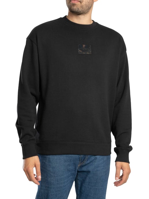 HUGO Daylo Box Logo Sweatshirt, Schwarz - Image 1