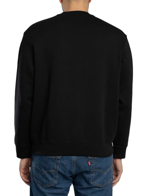 Armani Exchange Brust Logo Sweatshirt, Schwarz - Image 3