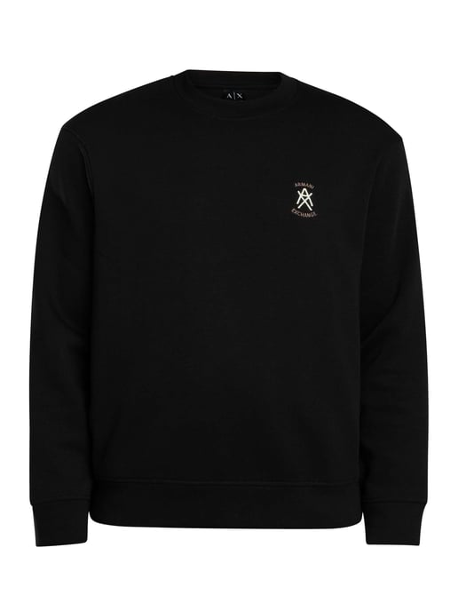 Armani Exchange Brust Logo Sweatshirt, Schwarz - Image 5