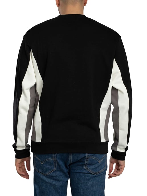 EA7 Logo-Sweatshirt, Schwarz - Image 3