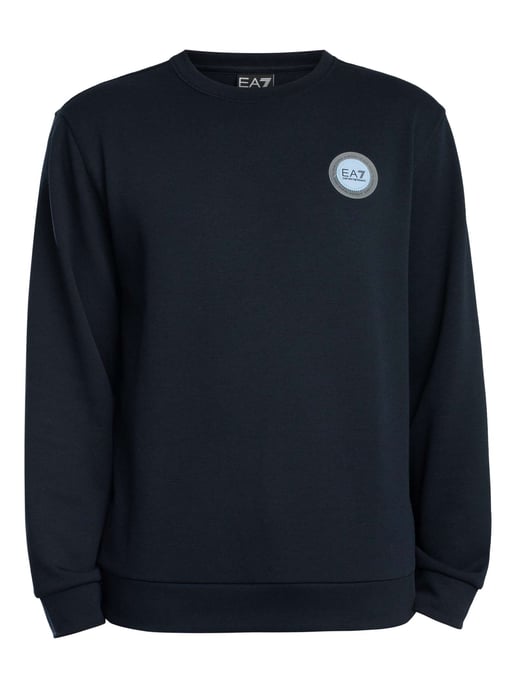 EA7 Sweatshirt Mit Logo-Patch, Blau - Image 6