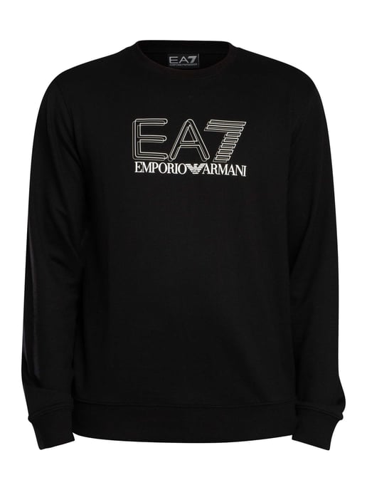 EA7 Echo Grafik-Sweatshirt, Schwarz - Image 5