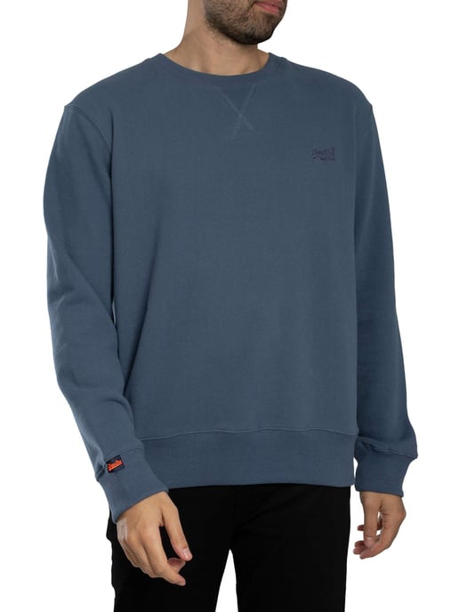 Superdry Essential Logo-Sweatshirt, Blau - Image 2