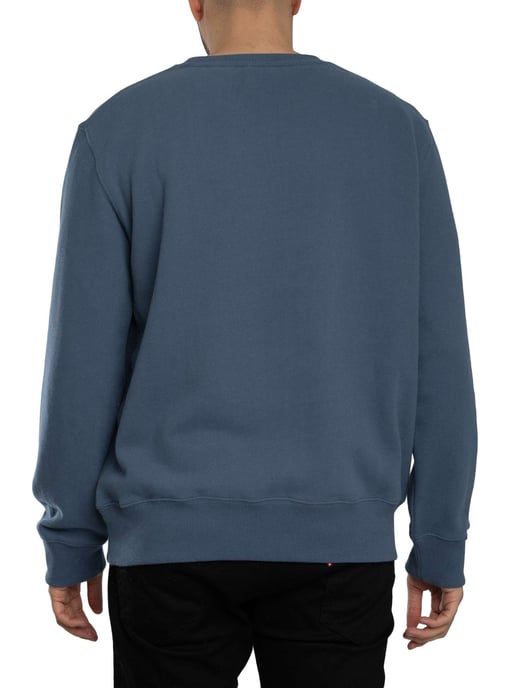Superdry Essential Logo-Sweatshirt, Blau - Image 3