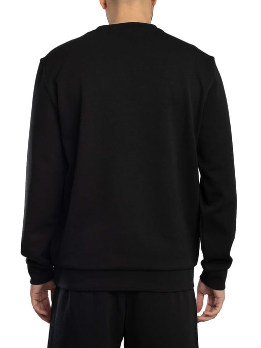 EA7 Sweatshirt Mit Logo-Patch, Schwarz - Image 3