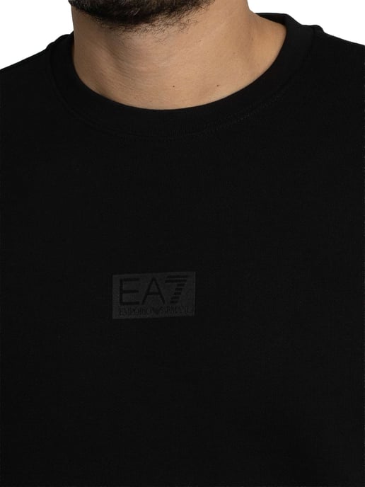 EA7 Sweatshirt Mit Back Box Logo, Schwarz - Image 4