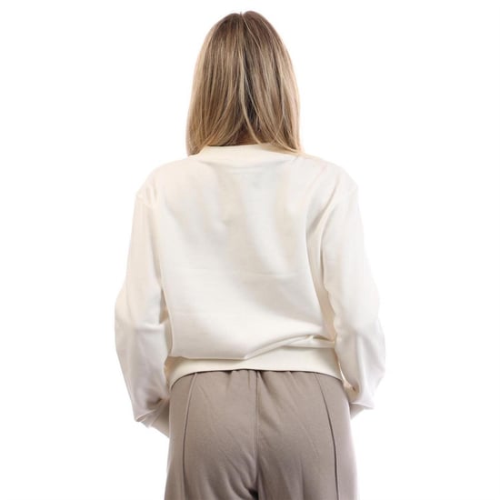 Emporio Armani - "EA7" Sweatshirt für Damen, Baumwolle (Weiß) - Image 3