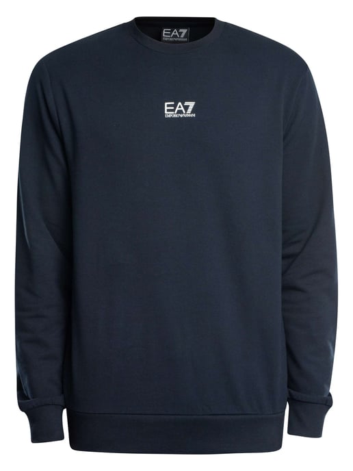EA7 Sweatshirt Mit Logo In Regulärer Passform, Blau - Image 6