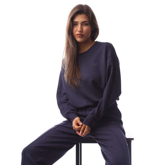 Emporio Armani - Sweatshirt für Damen, leger (Blau) - Image 4