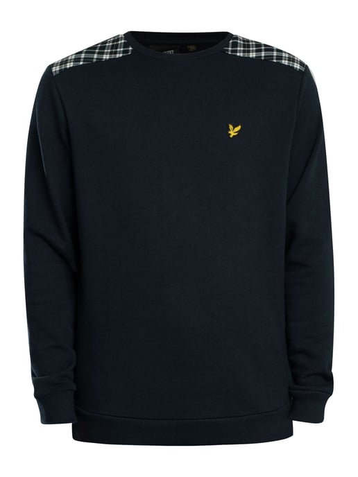Lyle & Scott Sweatshirt Mit Karomuster, Blau - Image 6