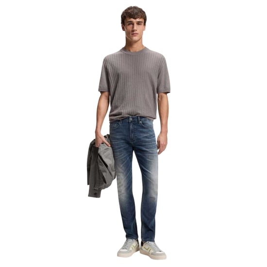 Boss - "Delaware" Jeans für Herren (Marine) - Image 4