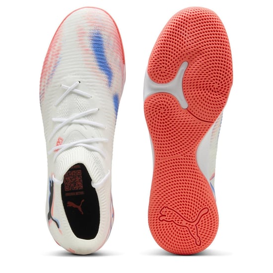 Puma - "Future 8 Match" Hallenfußballschuhe für Herren, Flach (Puma Weiß) - Image 3