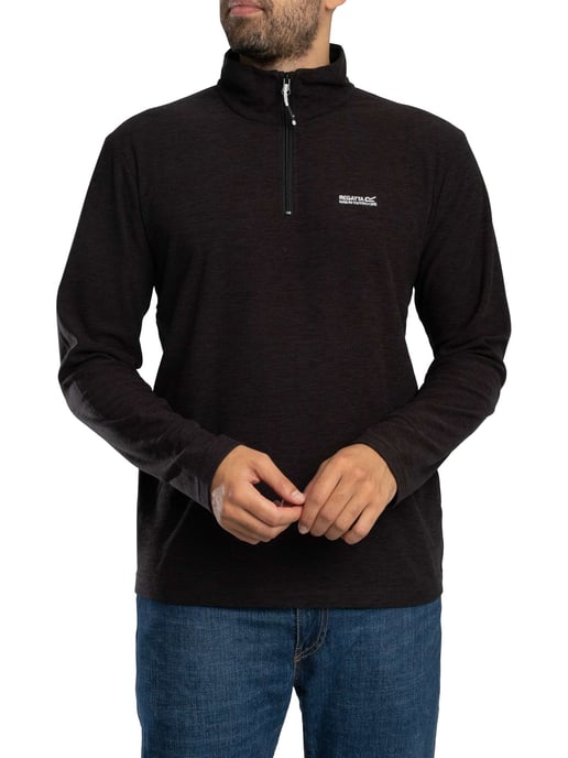 Regatta Thompson Meliertes Fleece Mit Halbem Reißverschluss, Grau - Image 2