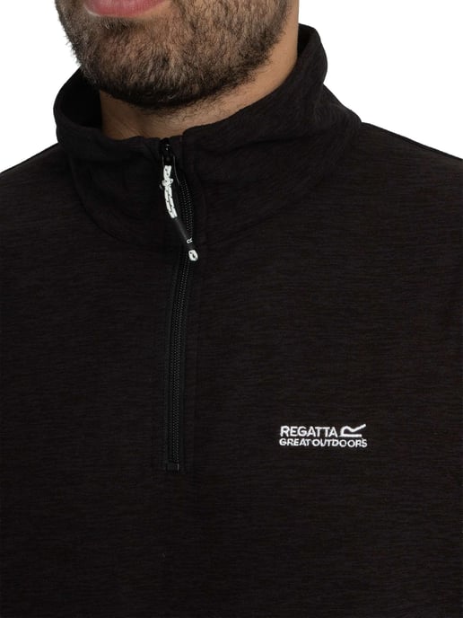 Regatta Thompson Meliertes Fleece Mit Halbem Reißverschluss, Grau - Image 4