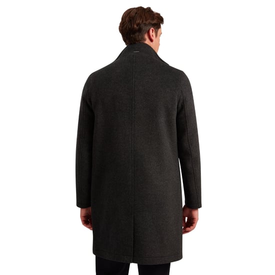 Ted Baker Ederson Wollmischung, Grauer Mantel Mit Stehkragen - Image 2