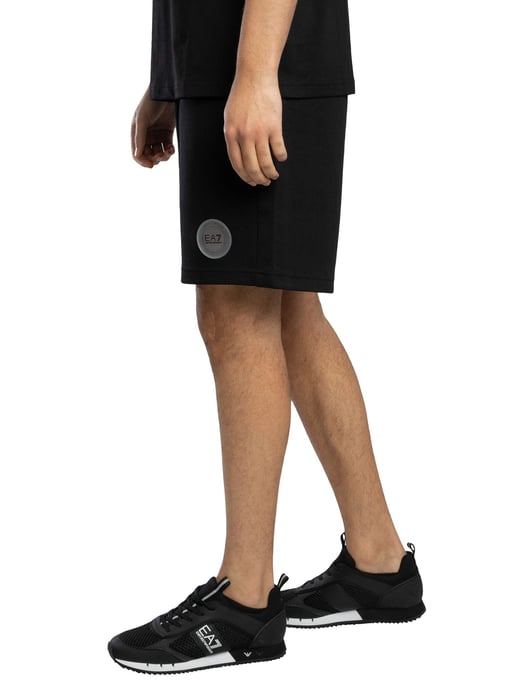 EA7 Shorts Mit Badge-Logo, Schwarz - Image 2