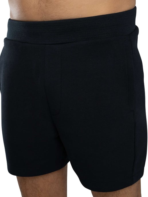 Lyle & Scott Piqué Track Sweat Shorts, Blau - Image 5