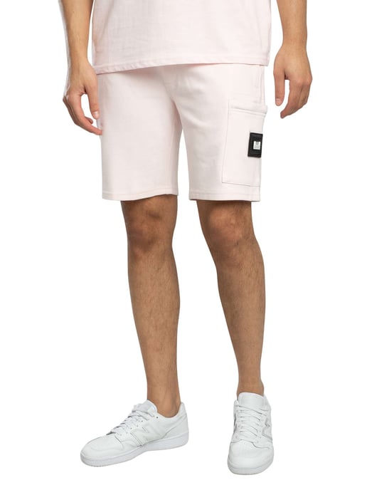 Weekend Offender Hawkins Sweatshirt-Shorts Mit Reißverschlusstasche, Rosa - Image 1
