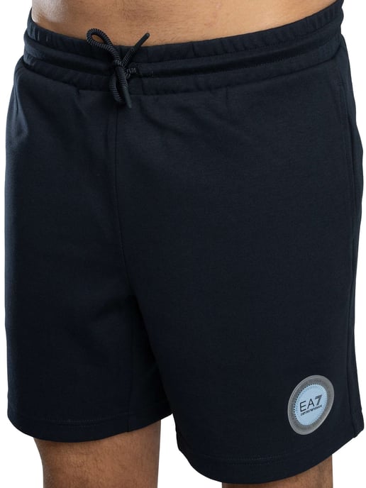 EA7 Shorts Mit Badge-Logo, Blau - Image 5