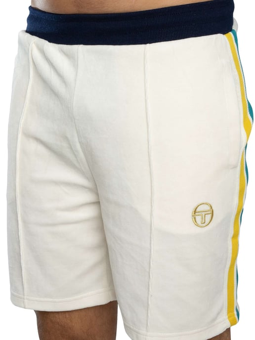 Sergio Tacchini Monte Velours-Sweatshorts, Weiß - Image 5