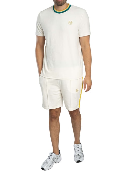 Sergio Tacchini Monte Velours-Sweatshorts, Weiß - Image 6