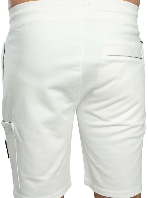 Weekend Offender Hawkins Sweatshirt-Shorts Mit Reißverschlusstasche, Weiß - Image 4