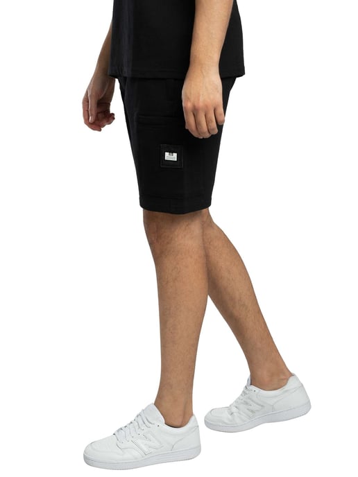 Weekend Offender Hawkins Sweatshirt-Shorts Mit Reißverschlusstasche, Schwarz - Image 2