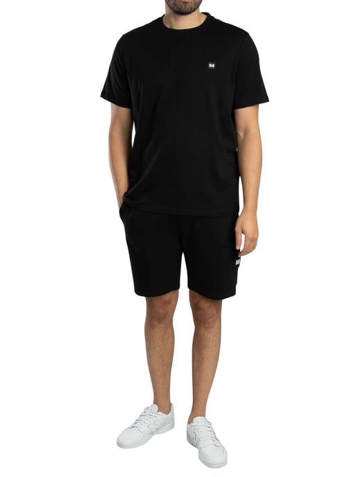 Weekend Offender Hawkins Sweatshirt-Shorts Mit Reißverschlusstasche, Schwarz - Image 6