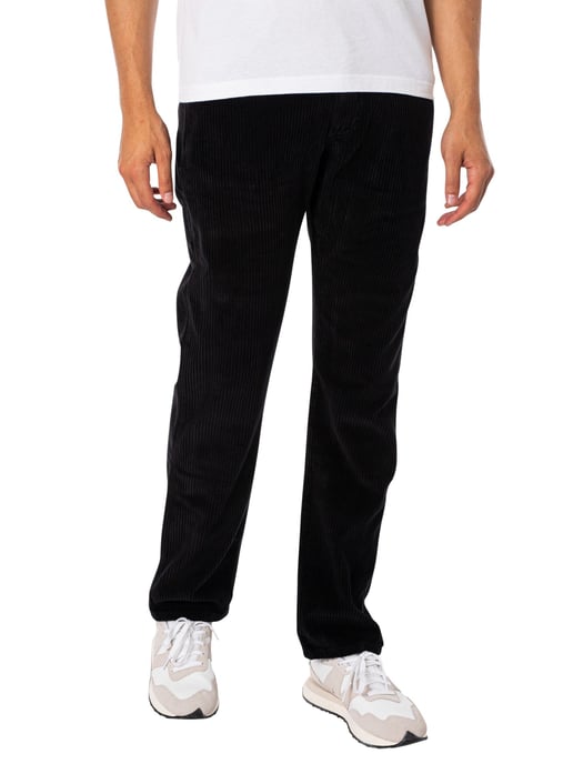 Lois Jeans Neue Dallas Jumbo Cord Jeans, Schwarz - Image 1