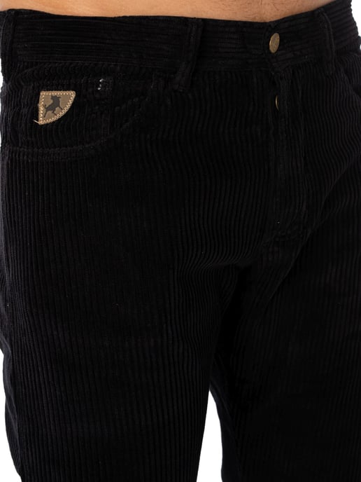 Lois Jeans Neue Dallas Jumbo Cord Jeans, Schwarz - Image 6