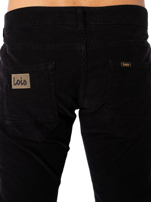 Lois Jeans Sierra Cord Jeans, Schwarz - Image 4