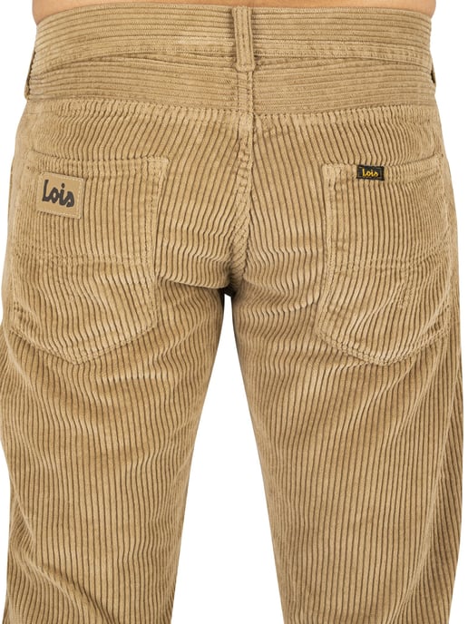 Lois Jeans Neue Dallas Jumbo Cord Jeans, Beige - Image 4