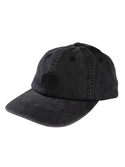 Deus Ex Machina Shield Garment Dyed Dad Cap, Schwarz - Image 1