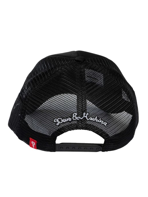 Deus Ex Machina Baylands Trucker Cap, Schwarz - Image 3