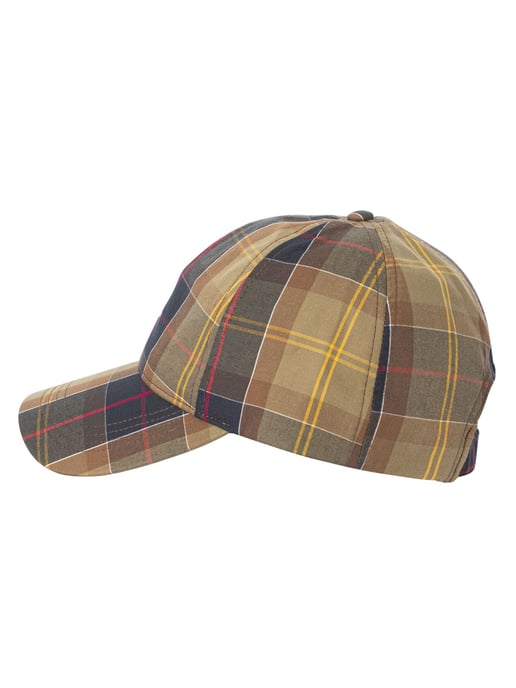 Barbour Tartan-Sport-Baseballkappe, Grün - Image 2