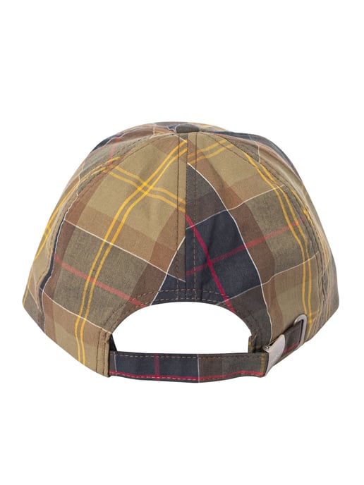 Barbour Tartan-Sport-Baseballkappe, Grün - Image 3