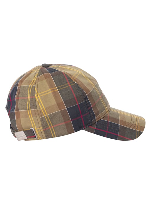 Barbour Tartan-Sport-Baseballkappe, Grün - Image 4