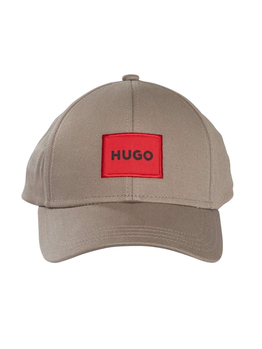 HUGO Box-Logo-Baseballmütze, Beige - Image 5