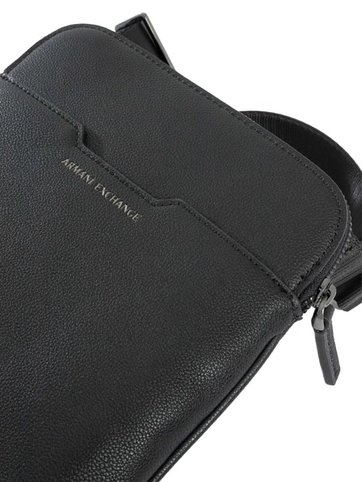 Armani Exchange Marken-Quadratische Umhängetasche, Schwarz - Image 6