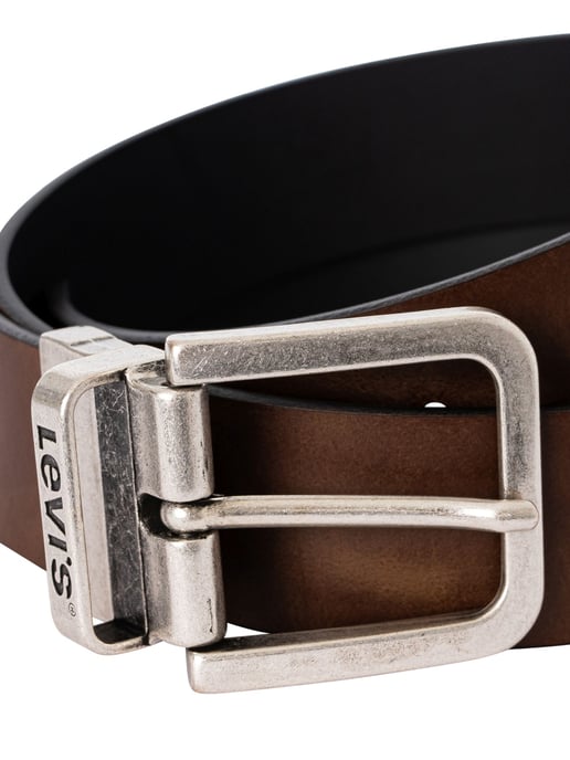 Levi's Wendbarer Ledergürtel Mit Metallschnalle, Braun - Image 2