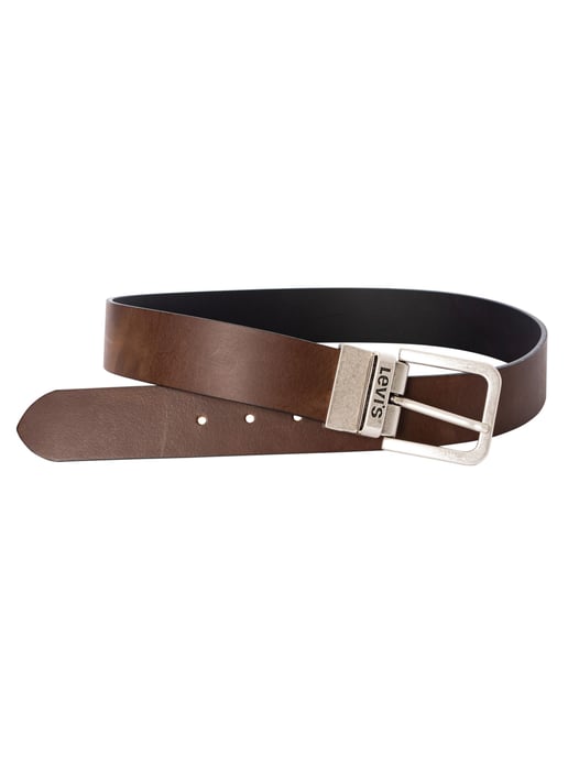 Levi's Wendbarer Ledergürtel Mit Metallschnalle, Braun - Image 3