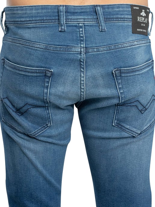 Replay Grover Straight Jeans, Blau - Image 4