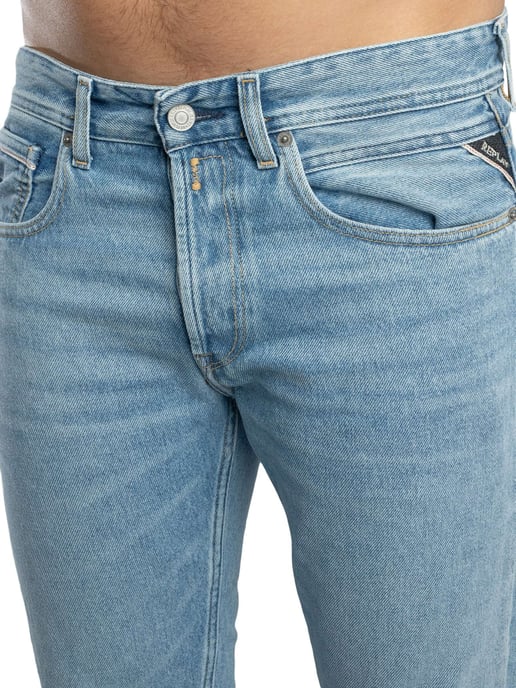 Replay Grover Straight Fit Jeans, Blau - Image 5